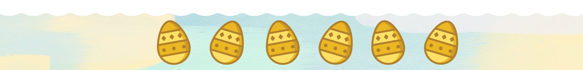 Easter egg banner